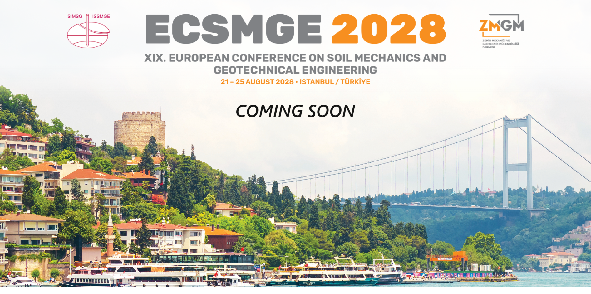 19. Avrupa Zemin Mekaniği ve Geoteknik Mühendisliği Konferansı (ECSMGE2028) – İstanbul, Türkiye